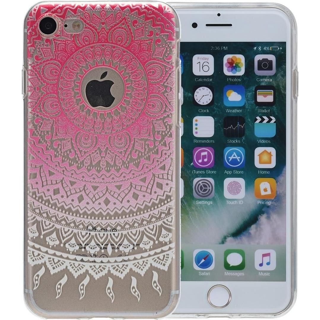 König Design Apple iPhone 7 Plus Hülle Case Handy Cover Schutz Tasche Schutzhülle Henna Pink (Apple iPhone 7 Plus), Smar...