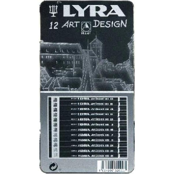 Lyra, Bleistift, Graphitstift 'Art Design' (12 x)