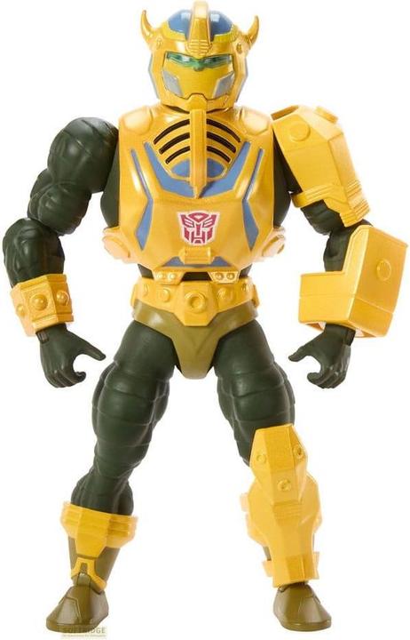 Immagine prodotto Mattel Masters of the Universe x Transformers figurina Bumblebee Armor Man-At-Arms heo Esclusiva Europea 1