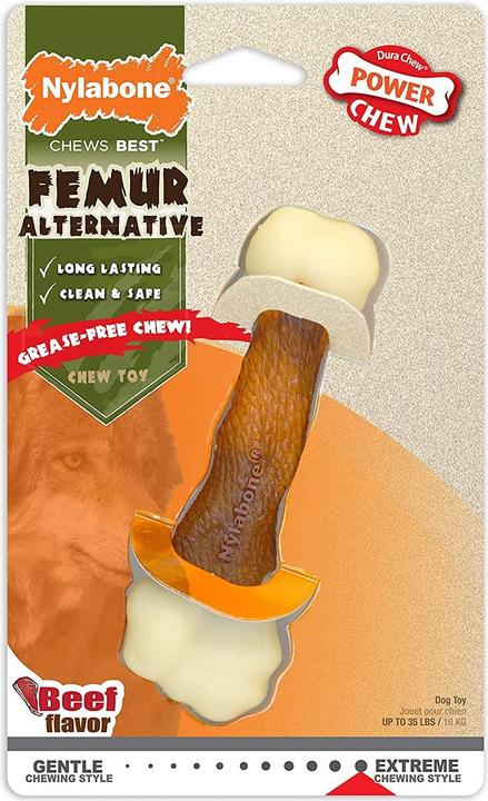 Immagine prodotto Nylabone Femore estremo L, 20 cm, 220 g (Gioco da masticare per cani)