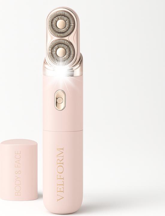 Velform Haarentferner für Body & Face, Duo-Schneidekopf, 13,6 cm