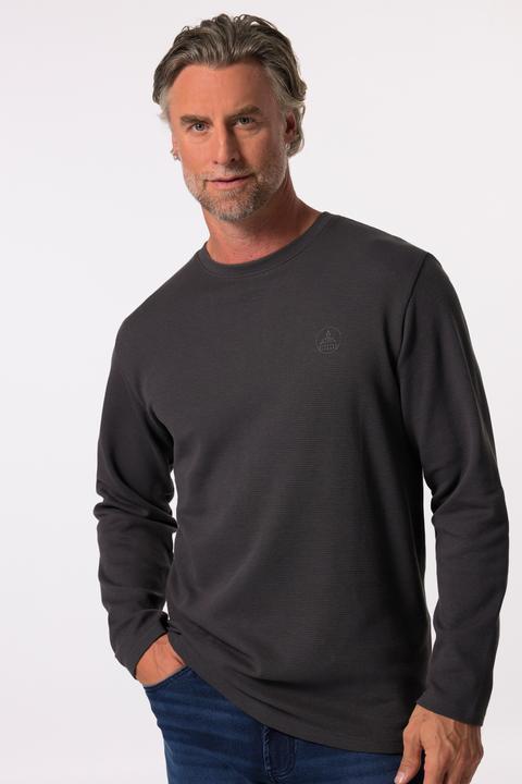 Immagine prodotto Boston Park Langarmshirt, Strukturjersey, Rundhals, bis 84/86 (62)
