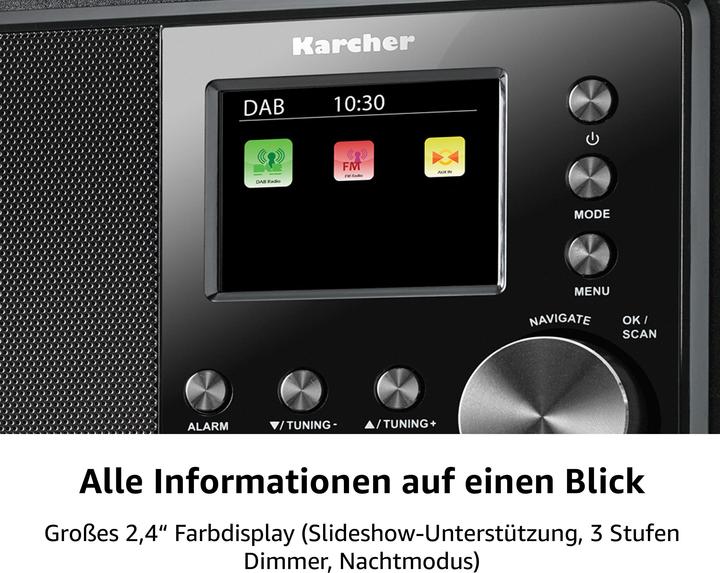Produktbild Karcher DAB 3000 (DAB+, FM)