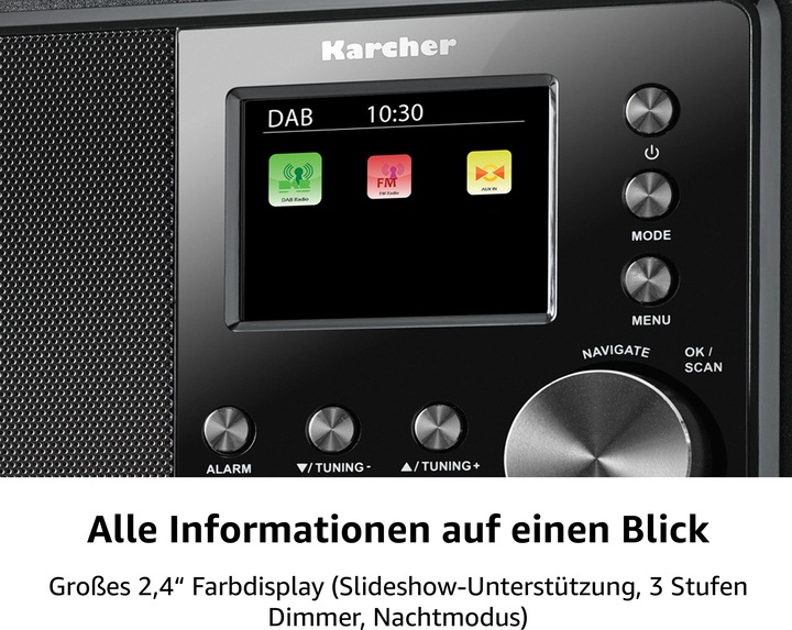 Actual product image Karcher DAB 3000 (DAB+, FM)