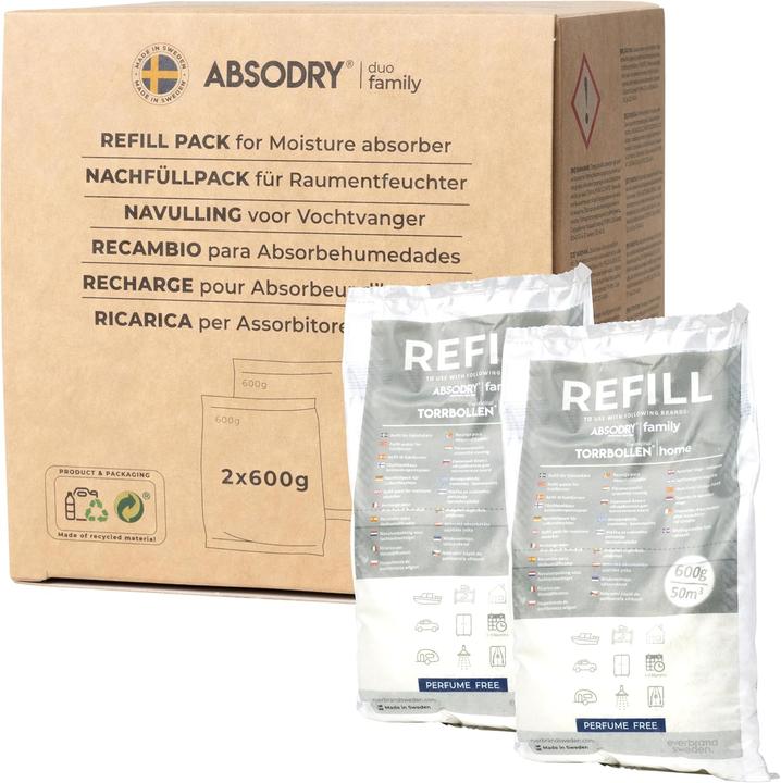 Actual product image Absodry Dehumidifier Refill Pack D (2 x)