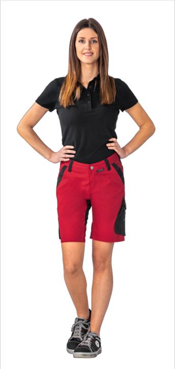 Actual product image Planam Ladies shorts red/black M L (L)