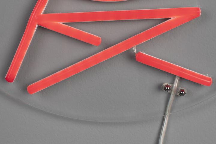 Actual product image Dutchbone Sya Summer Neon Wall Light