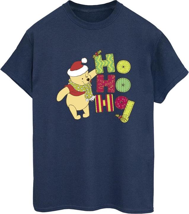 Immagine prodotto Disney Winnie The Pooh Ho Ho Ho Scarf Maglietta Ampia Donna (S)