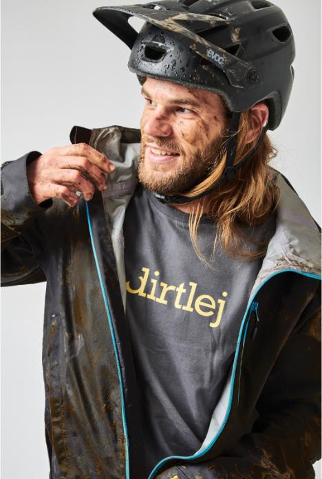 Produktbild dirtlej Dirtsuit Prime Edition, schwarz/blau, XS (XS)