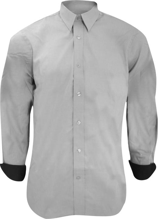Produktbild Kustom Kit Contrast Premium Oxford Hemd Langarm (S)
