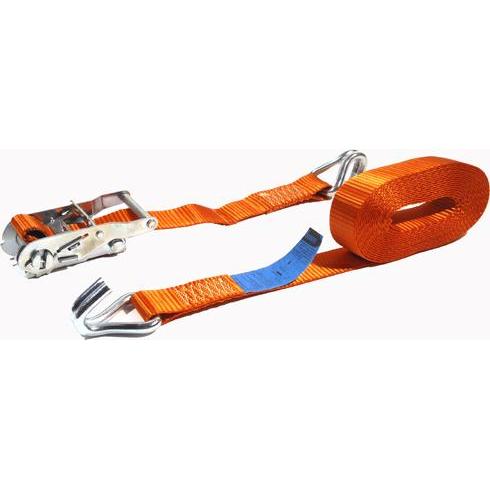 Little Jumbo, Cinghia di fissaggio, 1835306000 Zurrgurt 35mm. Ratsche orange 6,0m gesl. J-Haken