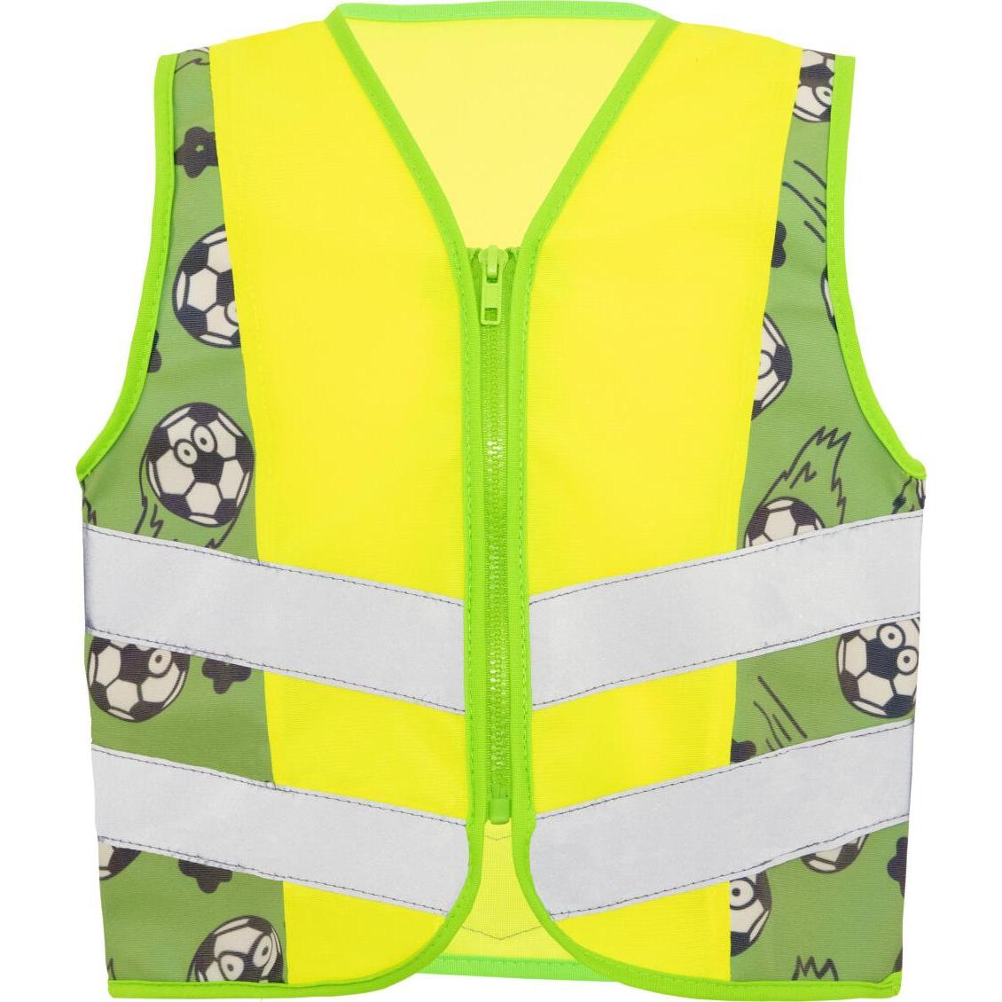 Thumbnail - Korntex, Warnweste + Warnshirt, Kinder Warnweste Sports Gelb/Fussball CO2 Neutral XS EN 17353 ACTSPOSOCYW (XS)