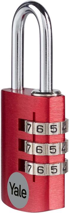 Actual product image Yale YE3CB/20/121/1/CO Padlock 20 mm Red Combination lock