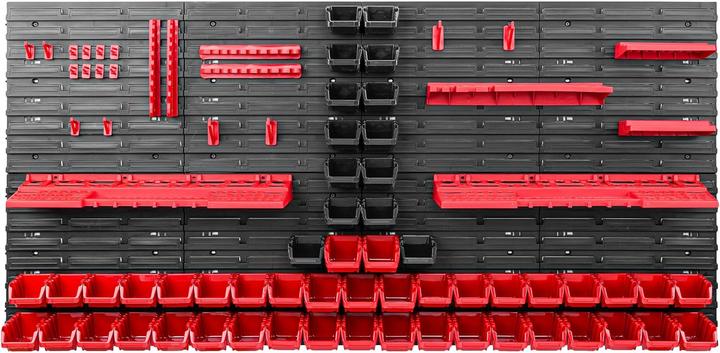 Actual product image SimpleThing Storage system workshop shelf 156 x 78 cm, 56 boxes