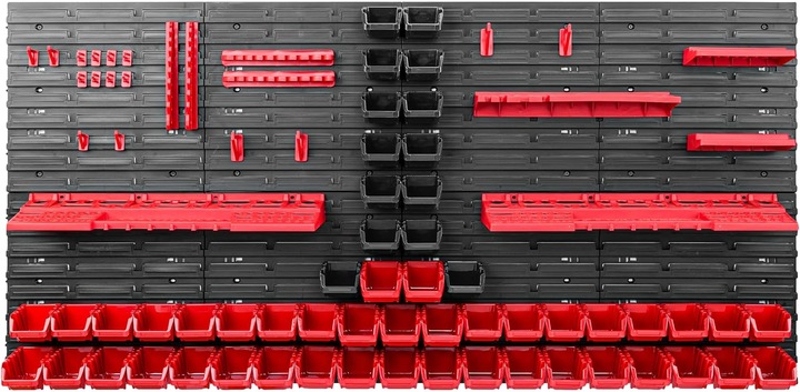 Produktbild SimpleThing Lagersystem Werkstattregal 156 x 78 cm, 56 Boxen