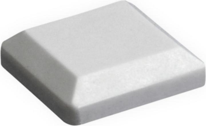 BestaPac Butoir de protection autocollant, carré, 19x19 mm, 16 (Amortisseurs d'arrêt, 16 pcs)