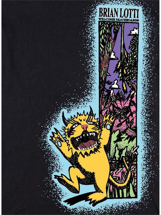 Actual product image Welcome Brian Lotti Wild Things T-Shirt (M)