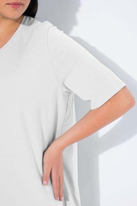 Produktbild Ulla Popken T-Shirt, A-Linie, V-Ausschnitt, Halbarm (58)