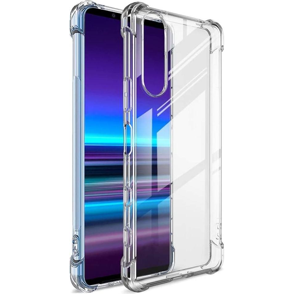 Screenguard Sony Xperia 5 II Hülle Crystal Soft Airbag Bumper (Sony Xperia 5 II), Smartphone Hülle, Transparent
