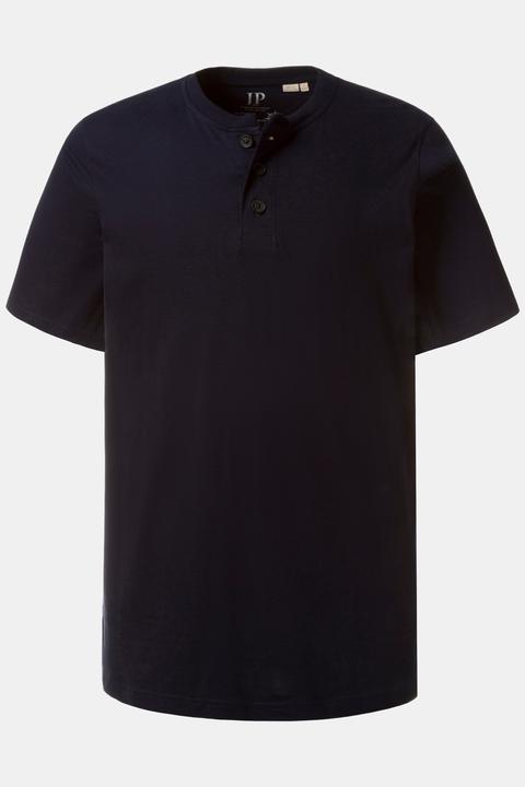 Actual product image JP1880 2 Pack of Three Button Short Sleeve Cotton Henley Tee (4XL)