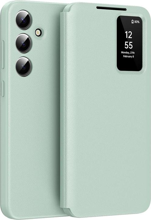 Produktbild Techsuit - SmartView Series - Samsung Galaxy S24 FE - Green (Samsung Galaxy S24 FE)