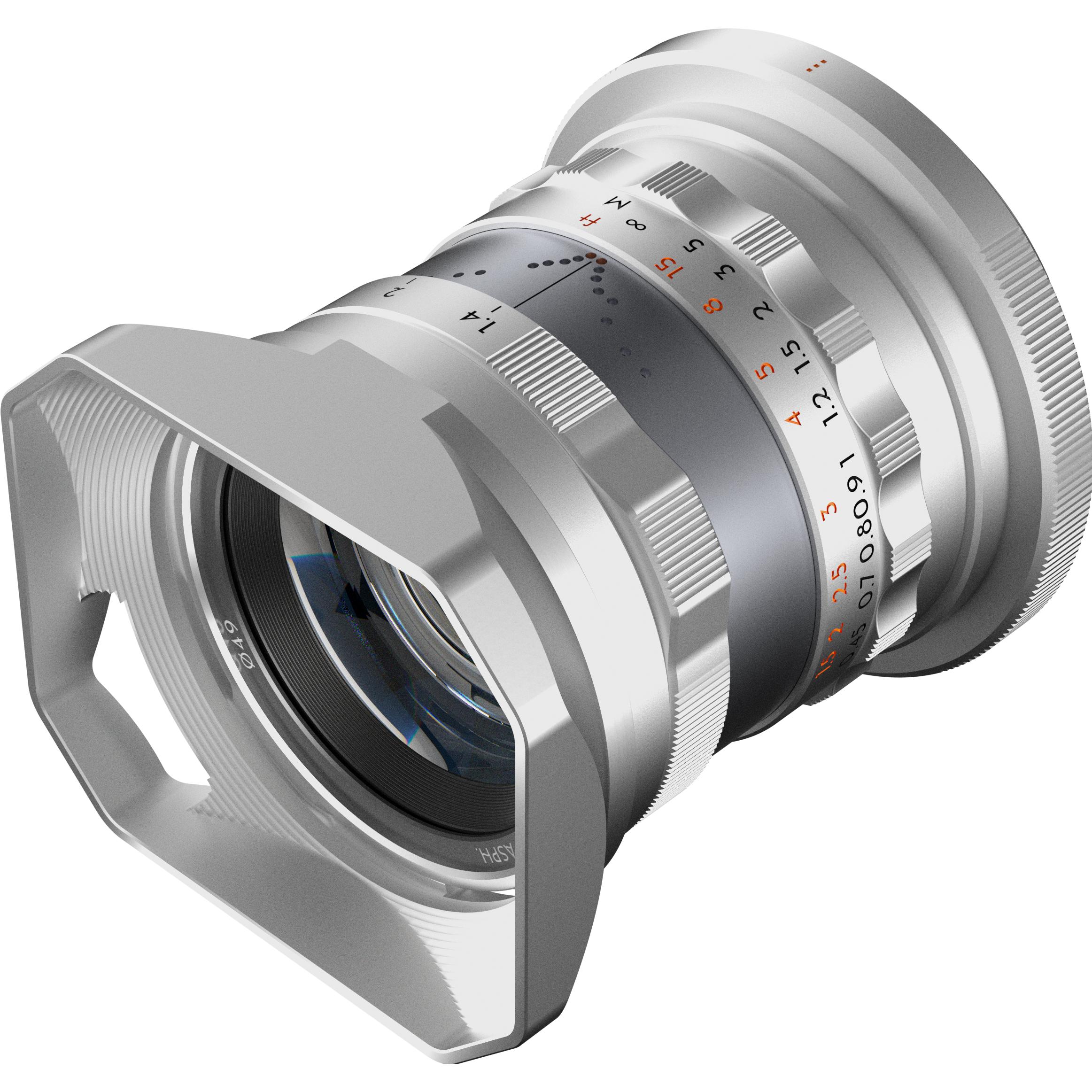 Thumbnail - Thypoch Full-frame Photography Lens Simera 35mm f1.4 for Nikon Z Mount - Silver (Nikon Z, Vollformat), Objektiv, Silber
