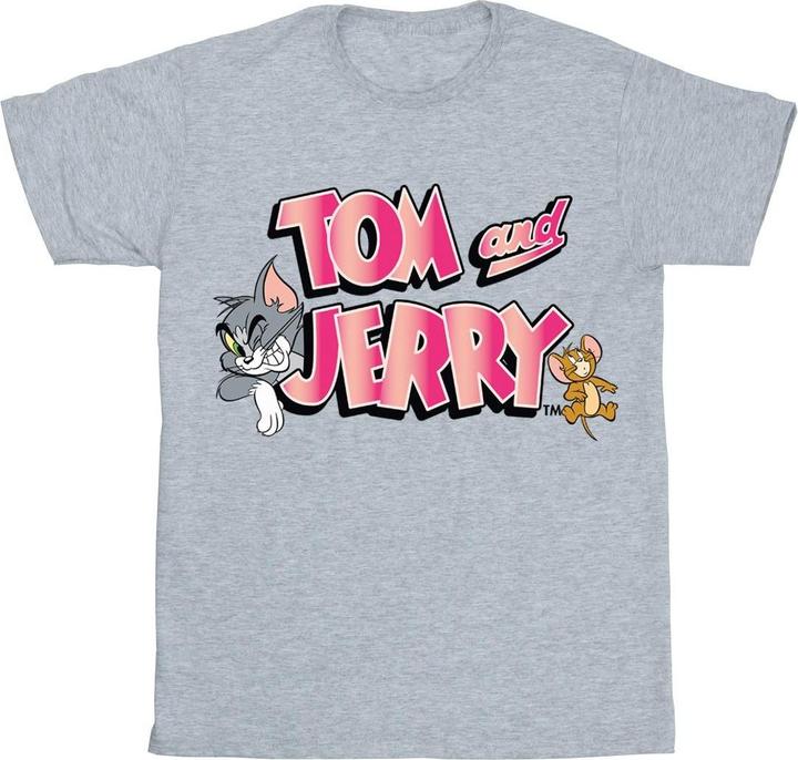 Produktbild Tom & Jerry Gradient Logo TShirt Mädchen (140, 146)