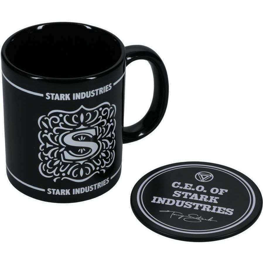 Paladone Products Tazza e sottobicchiere Stark Industries, Tazza