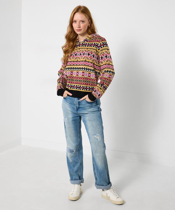 Produktbild Joe Browns Fairisle Jacquard Hooded Jumper (34)