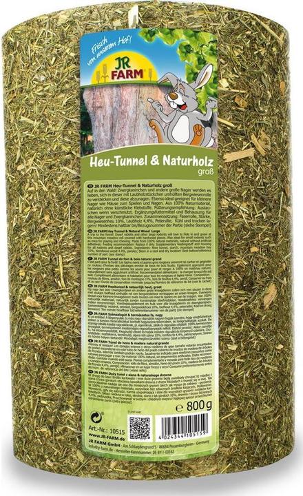 Image du produit JR Farm Living Tunnel à foin en bois naturel, grand (0.80 kg, 1 x)