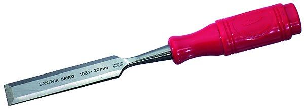 Actual product image Bahco Chisel with red polypropylene handle, 20 mm (20 mm)