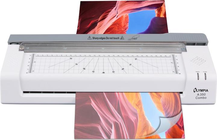 Olympia Plastifieuse 350 Combo DIN A3 avec découpeur à levier (75 - 125 µm, A3, A4)