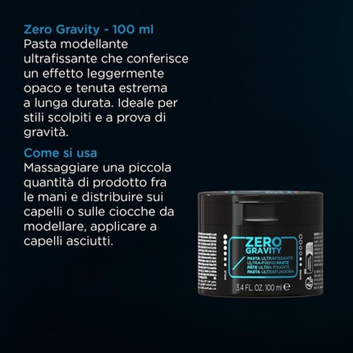 Image du produit Kemon Zero Gravity Modelling Clay Ultra Fixing Matt Effect (argile à modeler zéro gravité) (Cire capillaire, Gel coiffant, 100 ml)