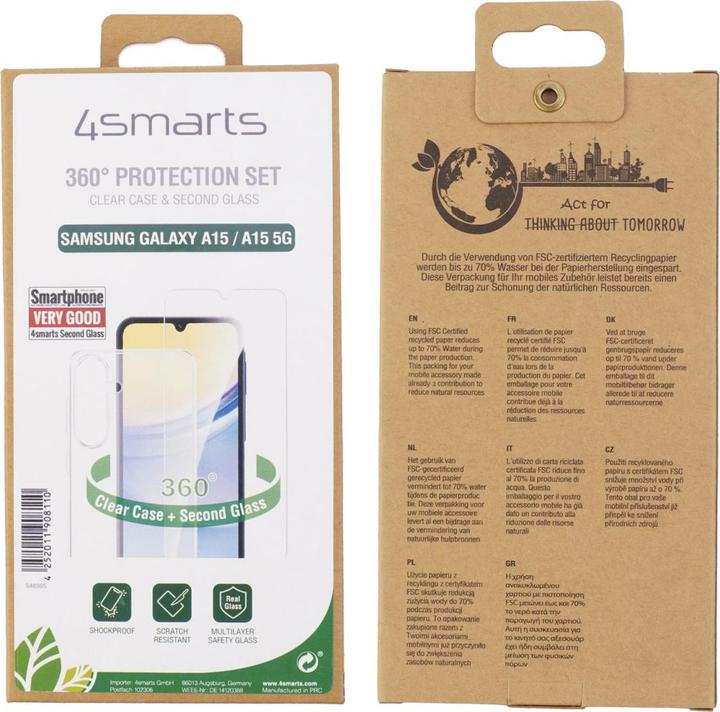 Produktbild 4smarts 360° Protection Set (Samsung Galaxy A15, Samsung Galaxy A15 5G)