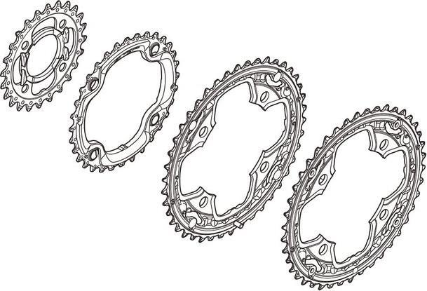 Image du produit Shimano Plateau FC-T521 48 dents AL pour protège-pantalon (48)