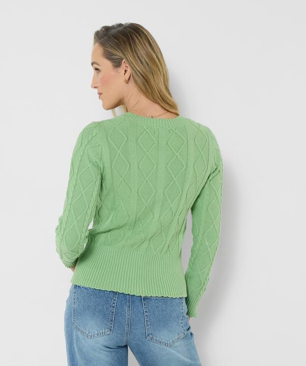 Produktbild Joe Browns Floral Embroidered Cable Knit Cardigan (36)