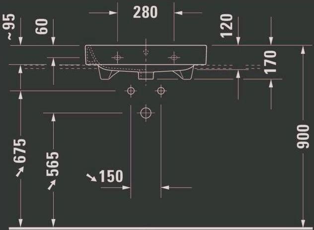 Image du produit Duravit Meuble lavabo HAPPY D.2 m ÜLB HLB 600x505mm geschli 1 HL blanc (505 mm, 600 mm)