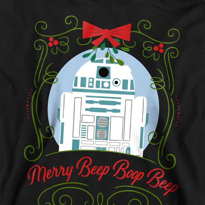Produktbild Star Wars Merry Beep Boop Beep Kapuzenpullover weihnachtliches Design (152)