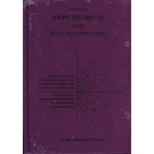 Thumbnail - Repetitorium der Funktionentherapie, Fachbücher von Steffen Timmann
