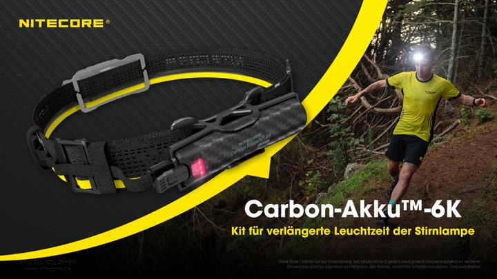 Actual product image Nitecore Carbon Battery 6K Kit