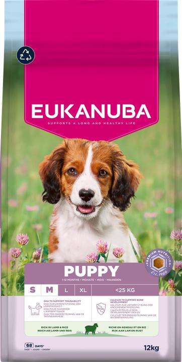 Image du produit Eukanuba Agneau pour chiots de petite/moyenne race (Junior, 1 pcs, 12000 g)