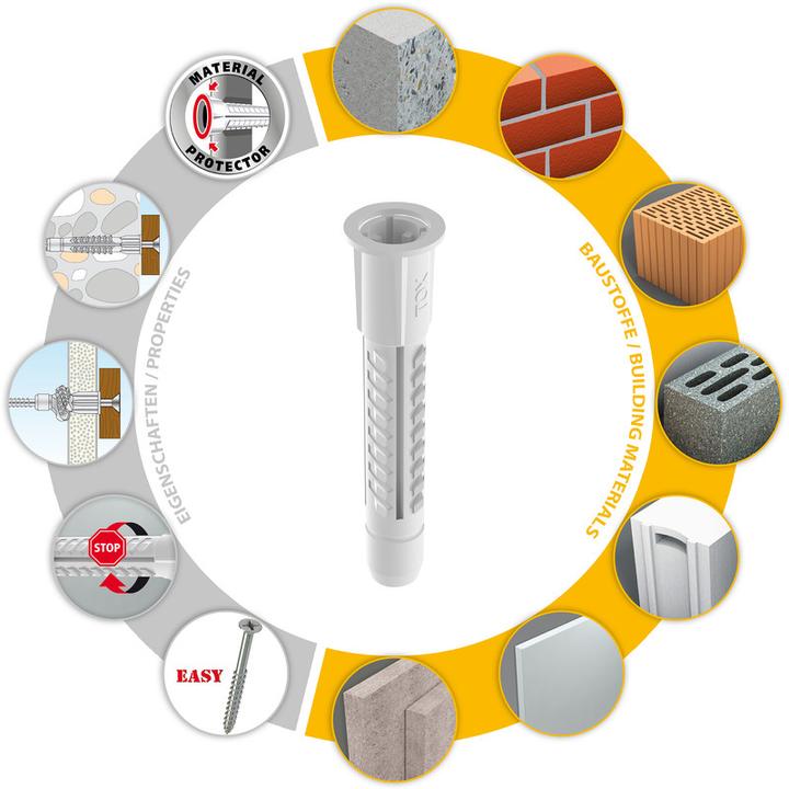 Actual product image Tox Allzweckdübel (100 pcs.)