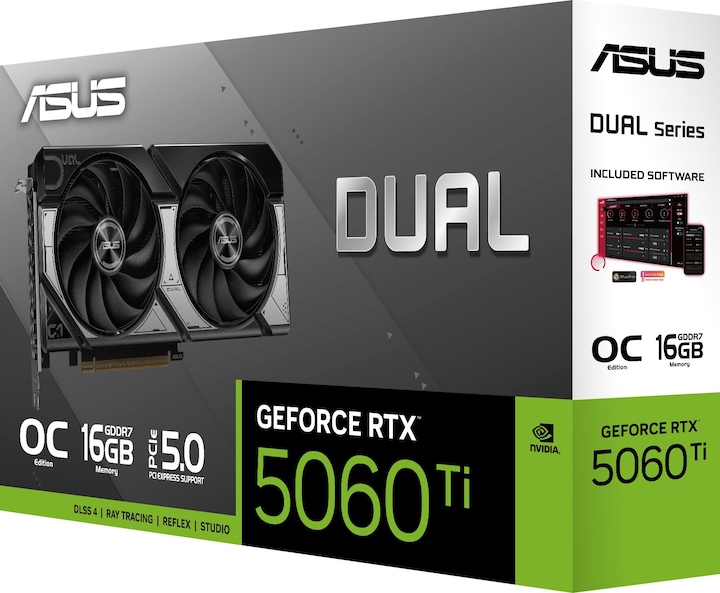 Produktbild ASUS Dual GeForce RTX 5060 Ti OC (16 GB)
