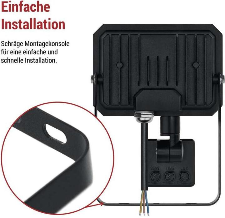 Produktbild Emos LED reflektor SIMPO mit Bewegungssensor, 20 W, neutralweiss (2000 lm)