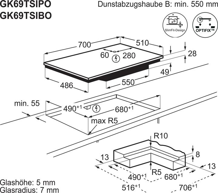 Image du produit Electrolux GK69TSIBO