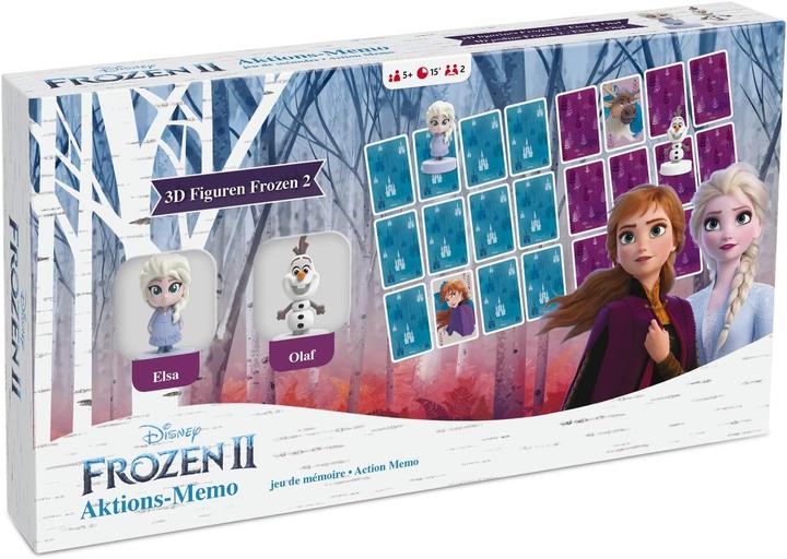 Actual product image ASS Altenburg 22522221 - Disney The Ice Queen 2 - Action-Memo (DE,FR,IT), for 2-4 Players, from 5 Years (Italian)