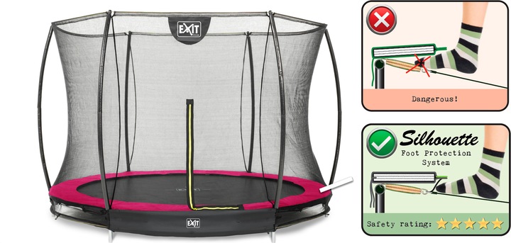 Produktbild Exit Silhouette Ground mit Sicherheitsnetz (244 cm)
