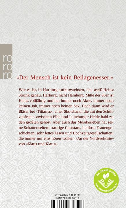 Image du produit Fleisch ist mein Gemüse (Allemand, Heinz Strunk, 2004)