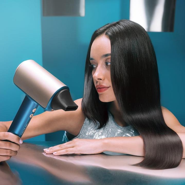 Image du produit Cecotec Sèche-cheveux aluminium nano plasma, 110000 tr/min, 1600 W, 3 températures et vitesses (1600 W)