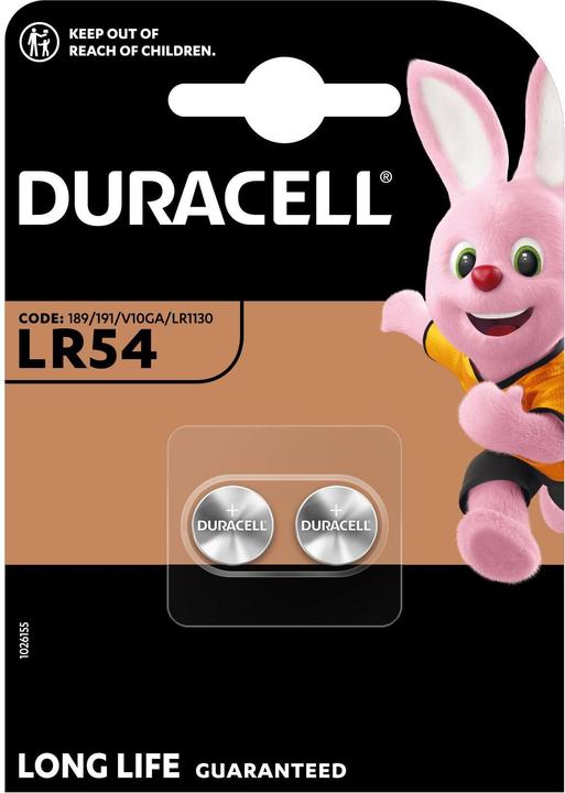 Immagine prodotto Duracell Elettronica (2 pz., AG10, 65 mAh)